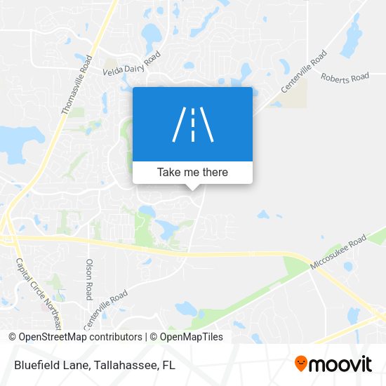 Bluefield Lane map