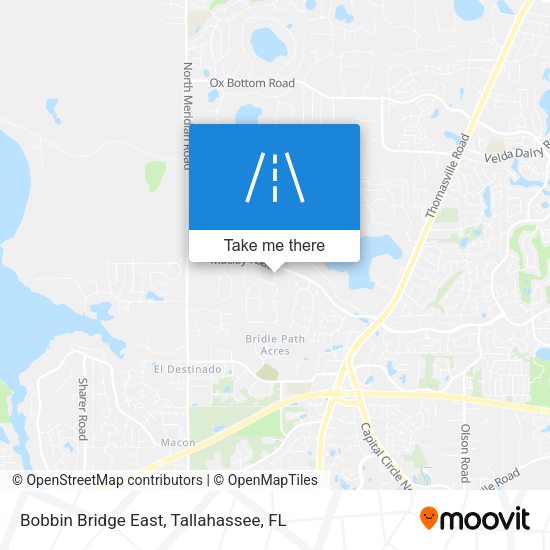 Mapa de Bobbin Bridge East