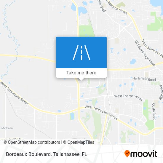 Bordeaux Boulevard map