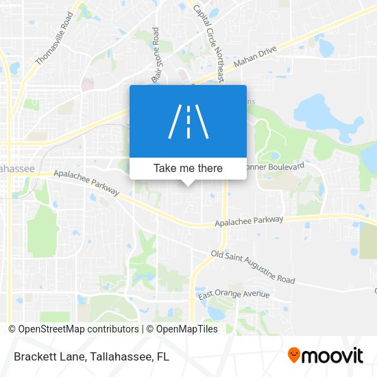 Mapa de Brackett Lane