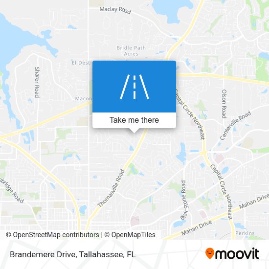 Brandemere Drive map