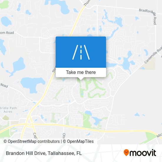 Brandon Hill Drive map