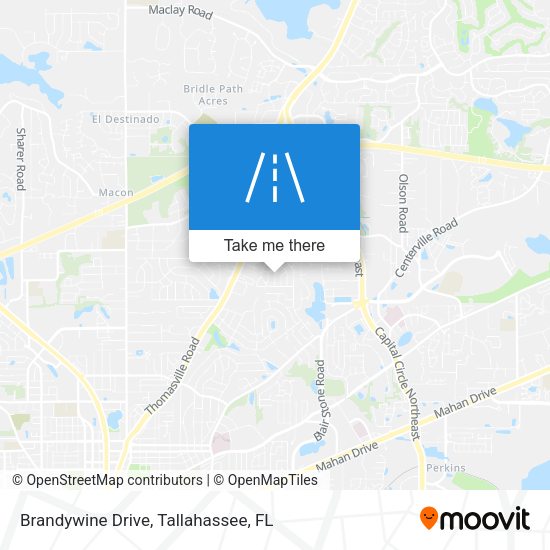Mapa de Brandywine Drive