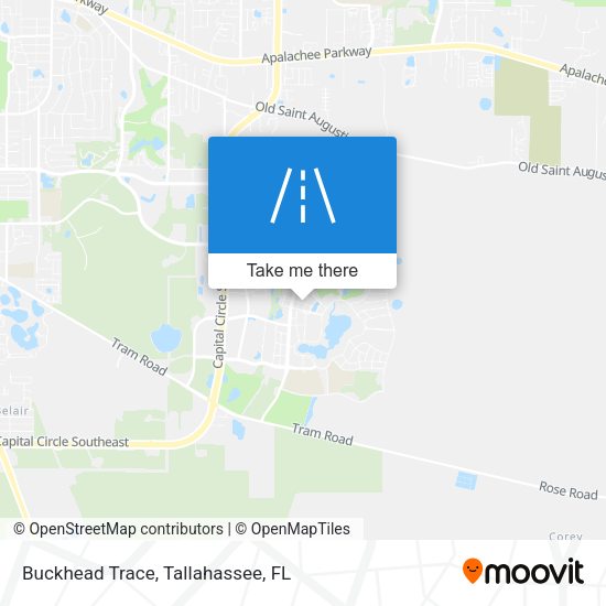 Buckhead Trace map