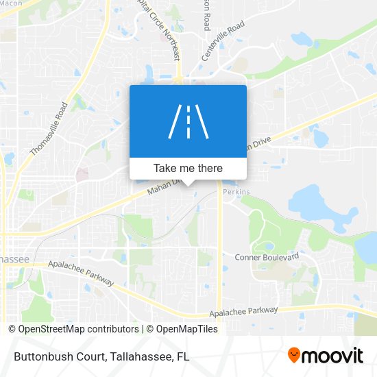 Buttonbush Court map