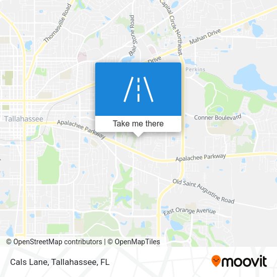 Mapa de Cals Lane