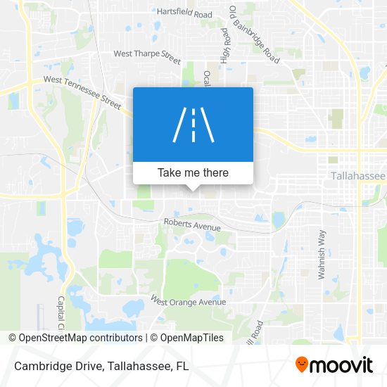Mapa de Cambridge Drive