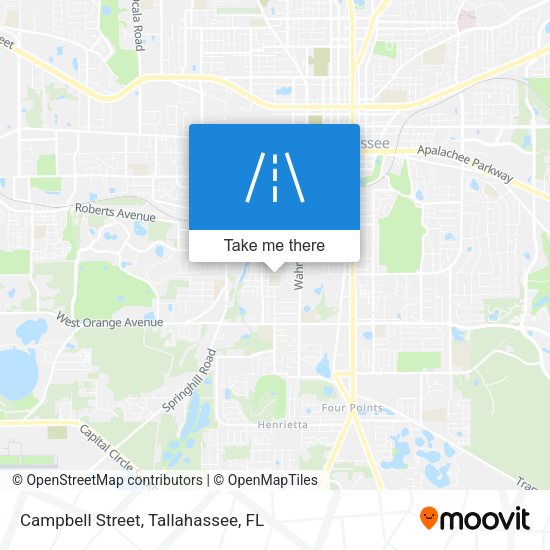 Mapa de Campbell Street