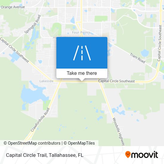 Mapa de Capital Circle Trail