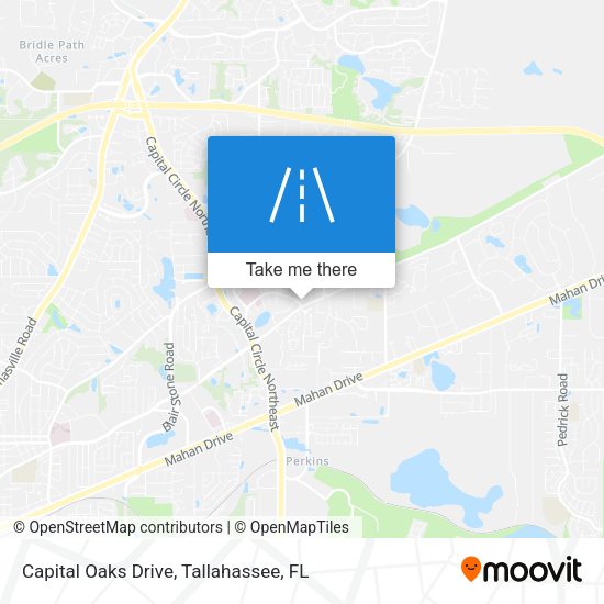 Mapa de Capital Oaks Drive