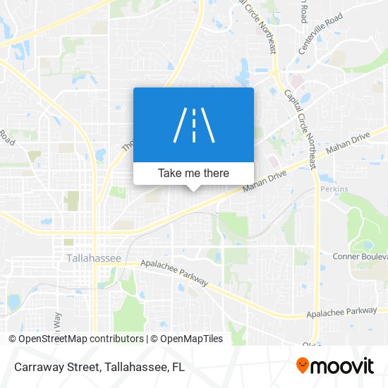 Mapa de Carraway Street