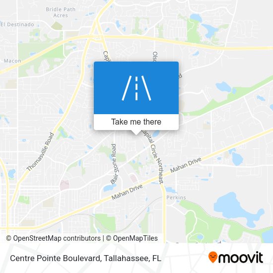 Mapa de Centre Pointe Boulevard