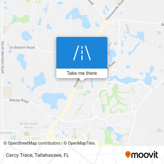 Mapa de Cercy Trace