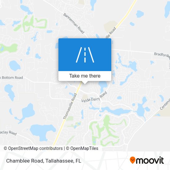 Chamblee Road map