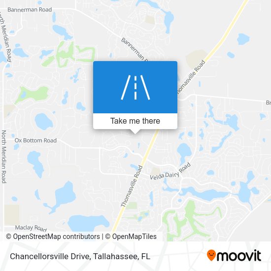 Mapa de Chancellorsville Drive