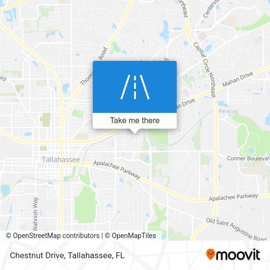 Mapa de Chestnut Drive