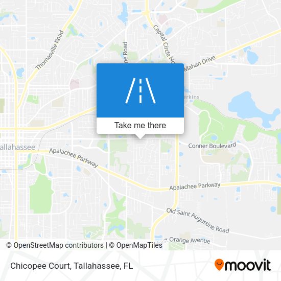 Chicopee Court map