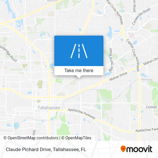 Claude Pichard Drive map