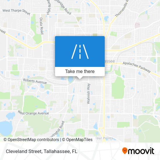 Mapa de Cleveland Street