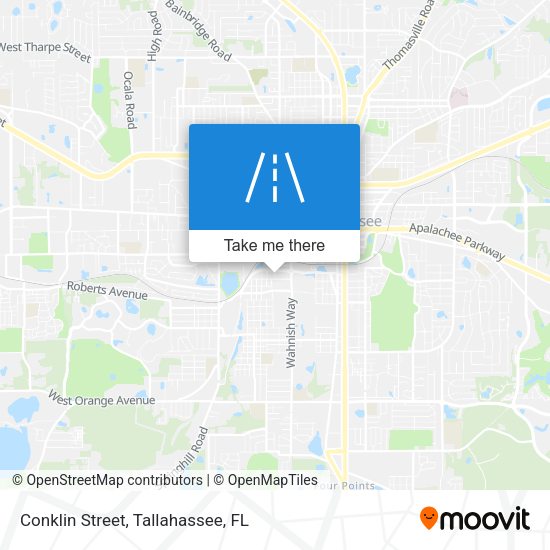 Conklin Street map