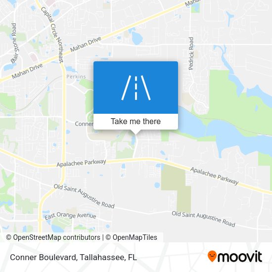 Mapa de Conner Boulevard