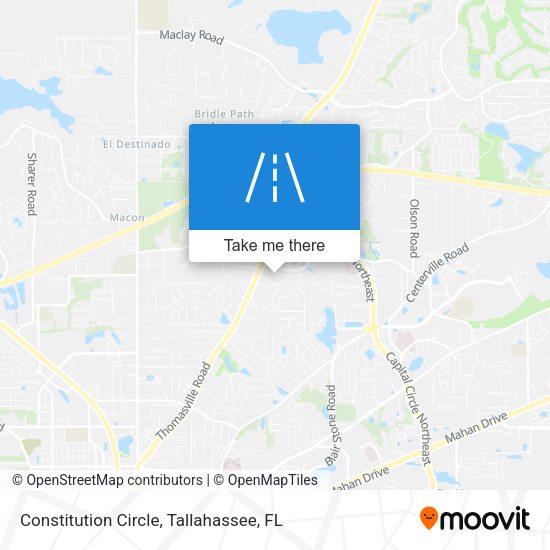 Mapa de Constitution Circle