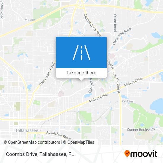 Mapa de Coombs Drive