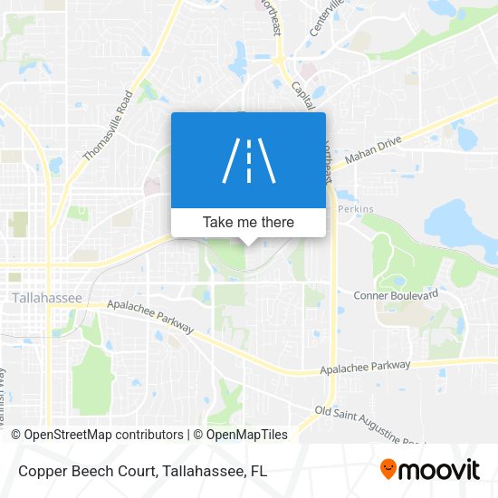 Copper Beech Court map
