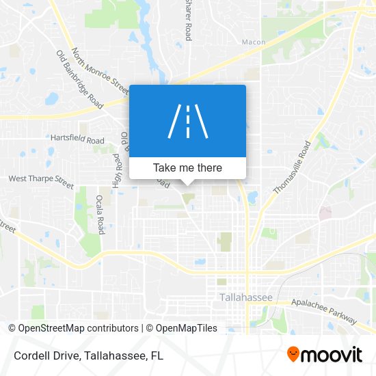 Mapa de Cordell Drive