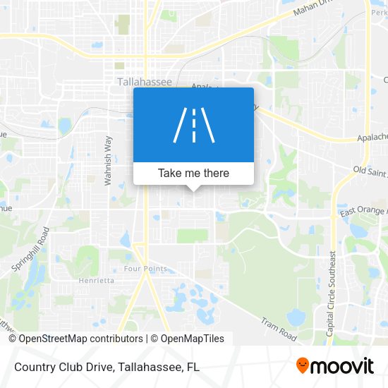 Country Club Drive map