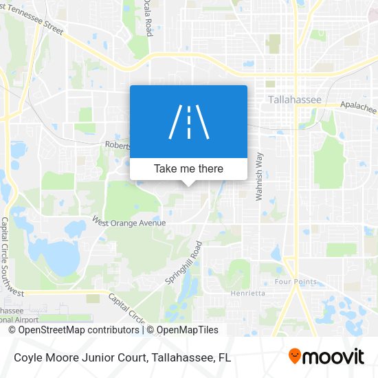 Coyle Moore Junior Court map