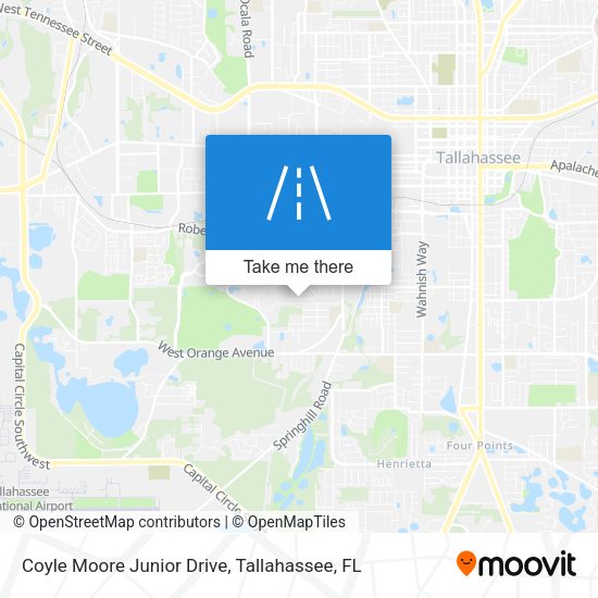 Coyle Moore Junior Drive map