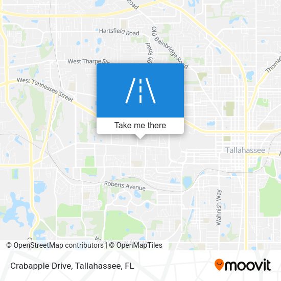 Mapa de Crabapple Drive