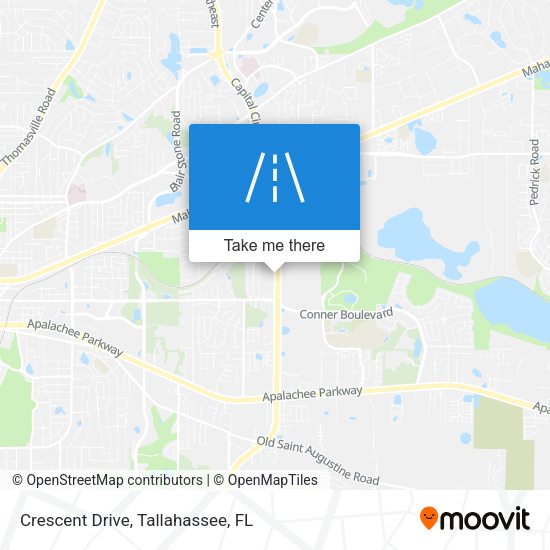 Crescent Drive map