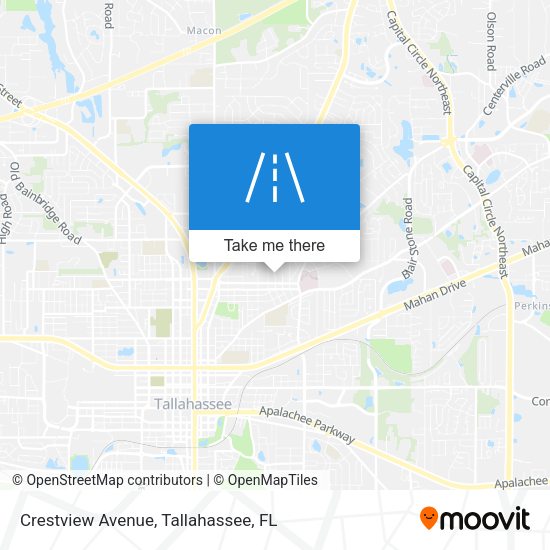 Crestview Avenue map
