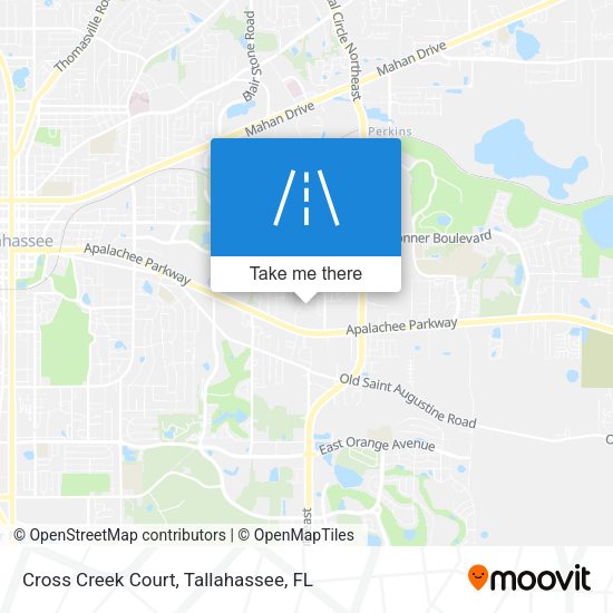 Cross Creek Court map