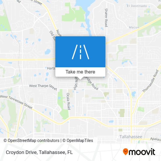 Mapa de Croydon Drive