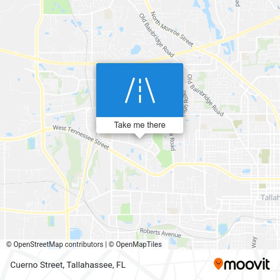 Mapa de Cuerno Street