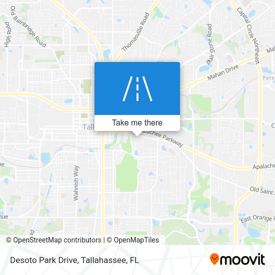 Mapa de Desoto Park Drive