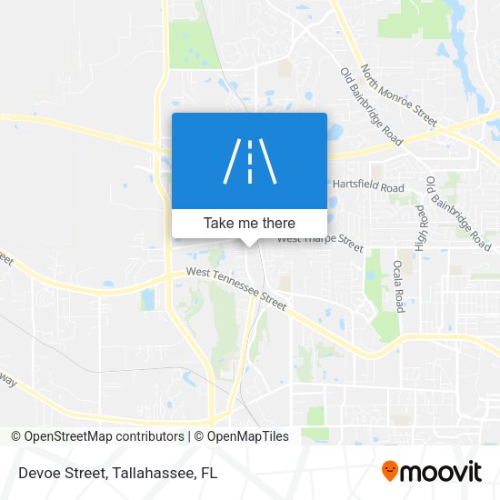 Mapa de Devoe Street
