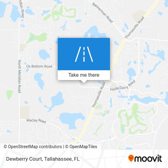 Dewberry Court map