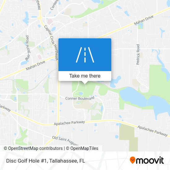 Mapa de Disc Golf Hole #1