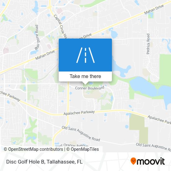 Disc Golf Hole B map