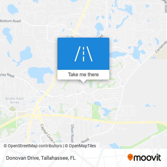 Donovan Drive map