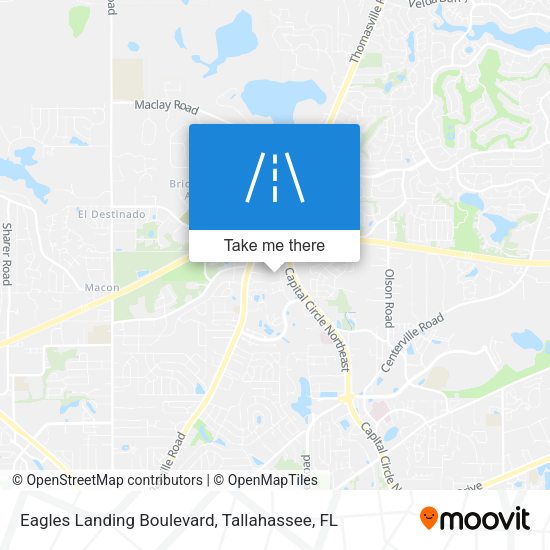 Mapa de Eagles Landing Boulevard