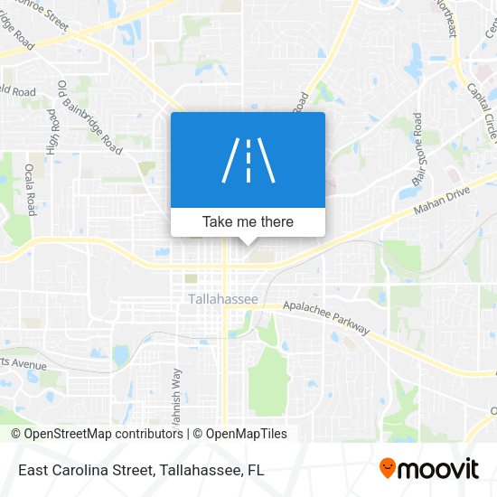 Mapa de East Carolina Street