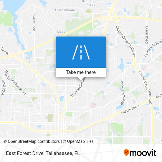 Mapa de East Forest Drive