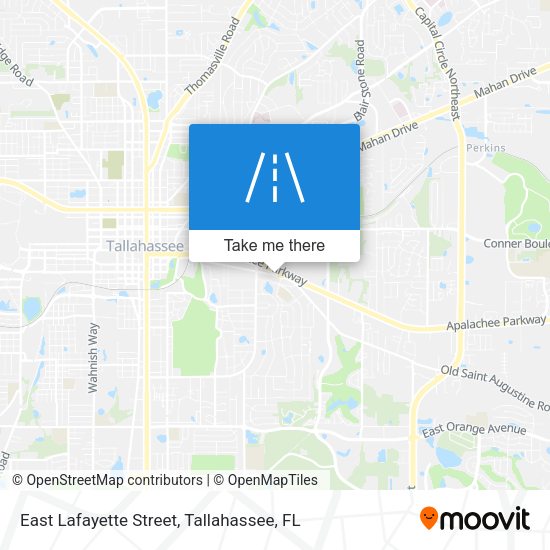 Mapa de East Lafayette Street
