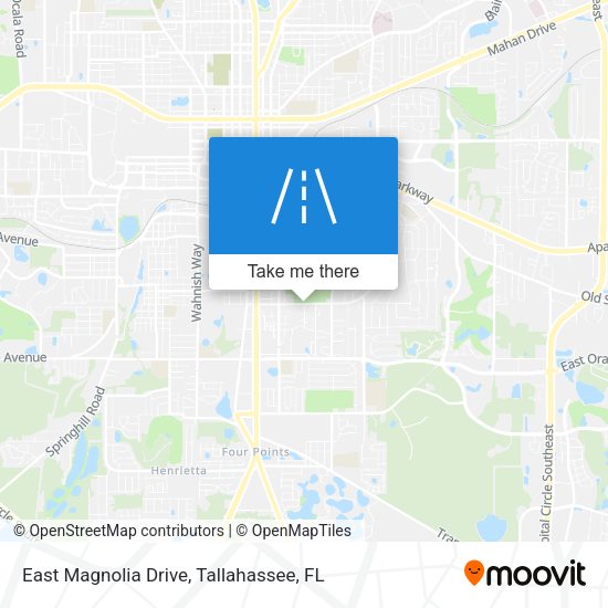 Mapa de East Magnolia Drive