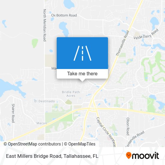 Mapa de East Millers Bridge Road